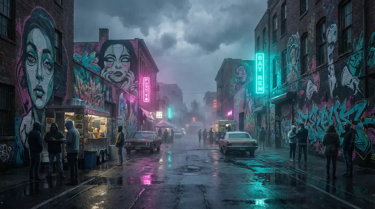 ADXXXXX - 雨夜壁画街
